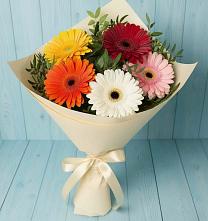 Букет цветов из:  Герберы в Гагино