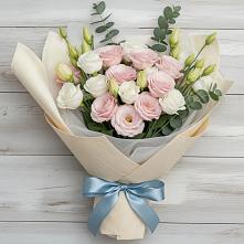 Букет цветов из:  Лизиантусы в Гагино