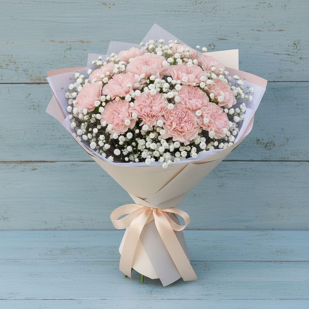 Букет цветов из: Гвоздики в Гагино