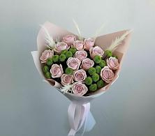 Букет цветов из:  Розы и Хризантемы в Гагино