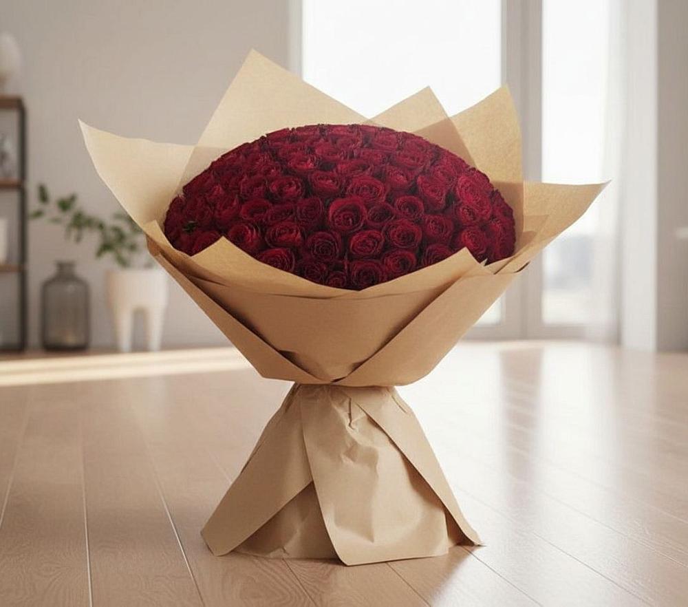 Букет 101 Красная роза в Гагино