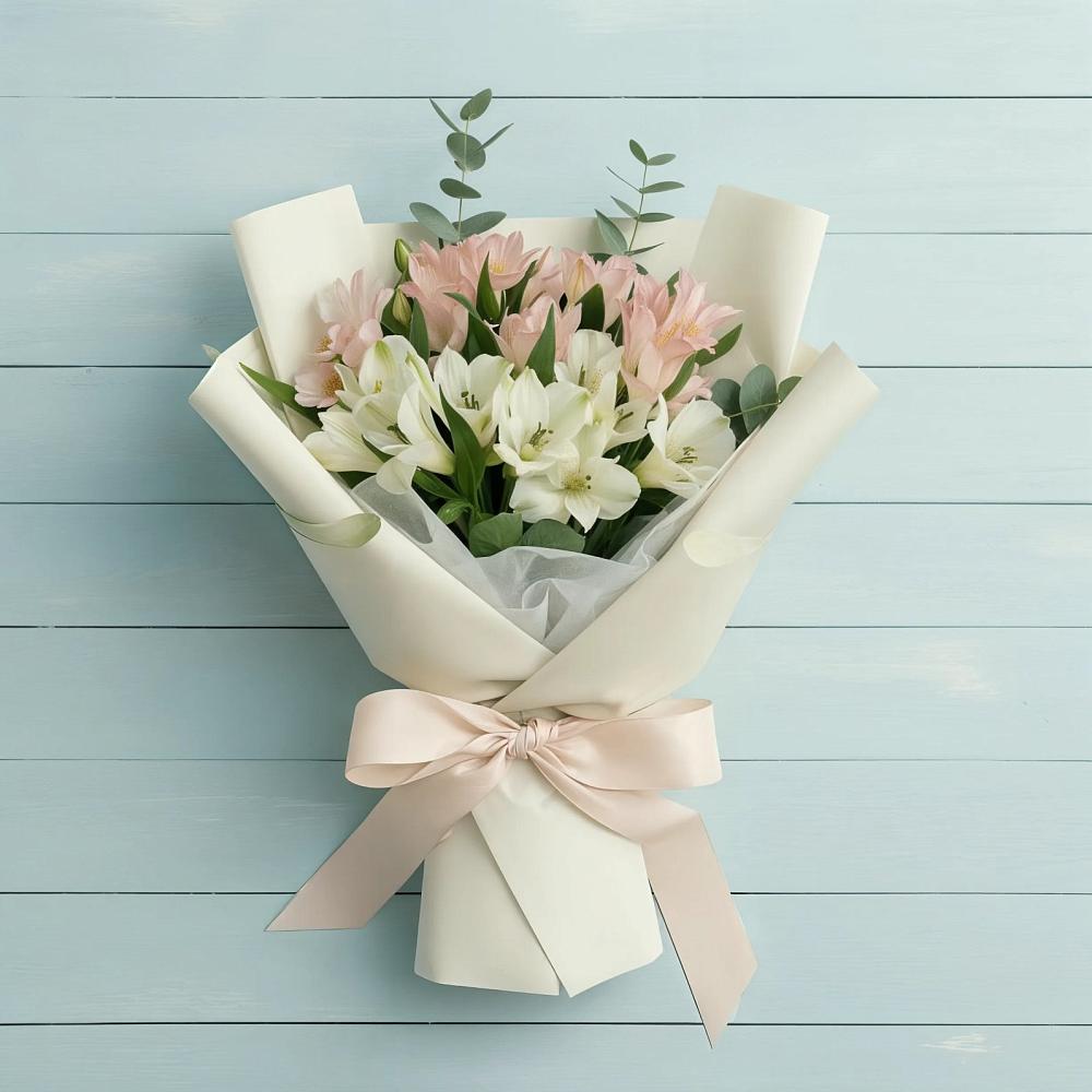 Букет цветов из: Альстромерии в Гагино