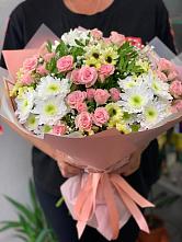 Букет цветов из:  Розы и Хризантемы в Гагино