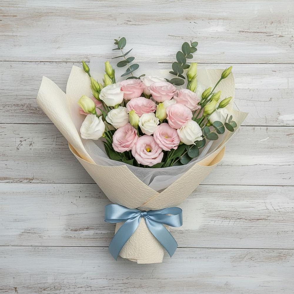 Букет цветов из: Лизиантусы в Гагино